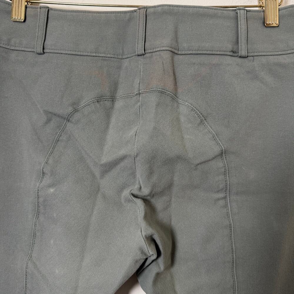 30 Tailored Sportsman Trophy Hunter Breeches Gray Sage Riding Pants Equestrian - Picture 9 of 11